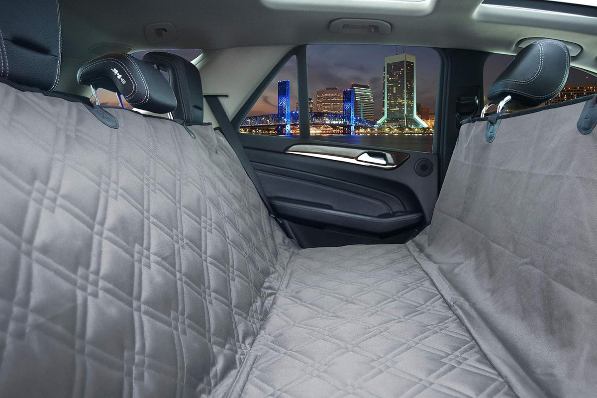 Bulldogology Dog Car Seat Cover Waterproof Heavy Duty Bench Dog Hammock Backseat Protector from