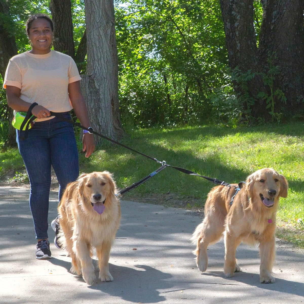 Caldwell's Pet Supply Co. Leash Coupler, Two Dog Leash Splitter to Split Leashes for Walking 2