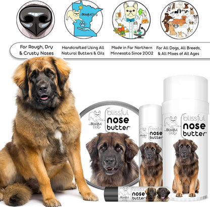 The Blissful Dog Leonberger Unscented Nose Butter - Dog Nose Butter, 4 Ounce