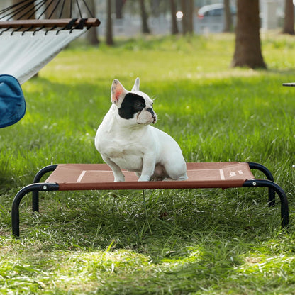 Bedsure Outdoor Elevated Dog Bed Medium Size Dog, Portable Indoor & Outdoor Cooling Raised Cot Pet
