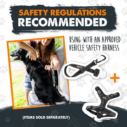 Mighty Paw Dog Seat Belt for Car - Safe Distraction Free Driving, Heavy-Duty Design with Aviation