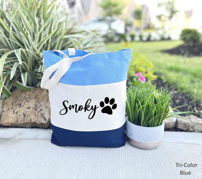 Custom Dog Tote Bag Personalized Dog Mom Gift Dog Toys Totes Pet Gift Custom Pet Bag Gift For Dog