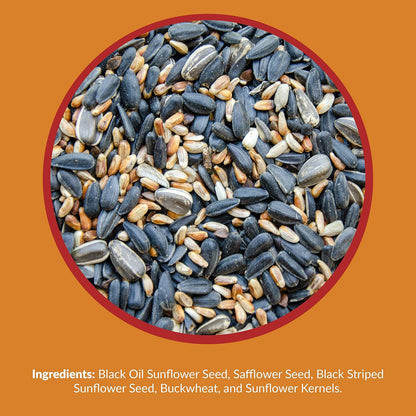 Lyric Cardinal Wild Bird Seed - Sunflower & Safflower Premium Bird Food Mix for Cardinals