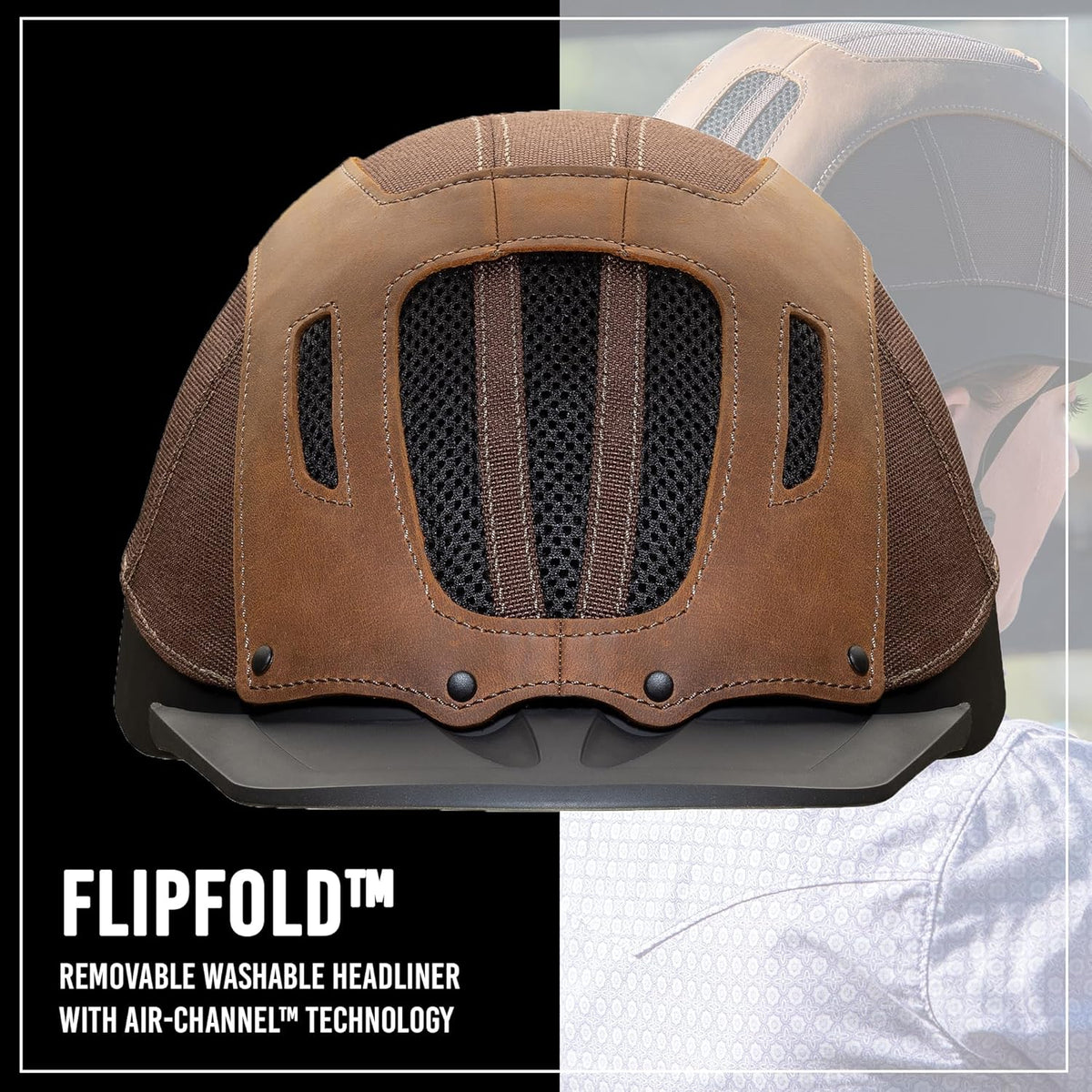 Troxel Sierra Rugged Horse Riding Helmet, Low-Profile, Self-Adjustable Design, Safety Horseback
