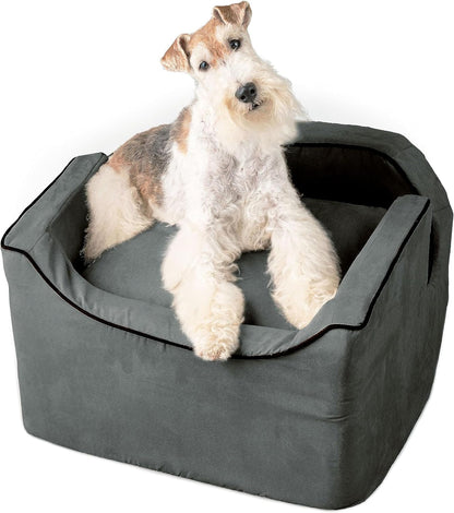 Snoozer Lookout I Dog Car Seat - Small Dog & Puppy Car Seat, Booster Bed for Small & Medium Size