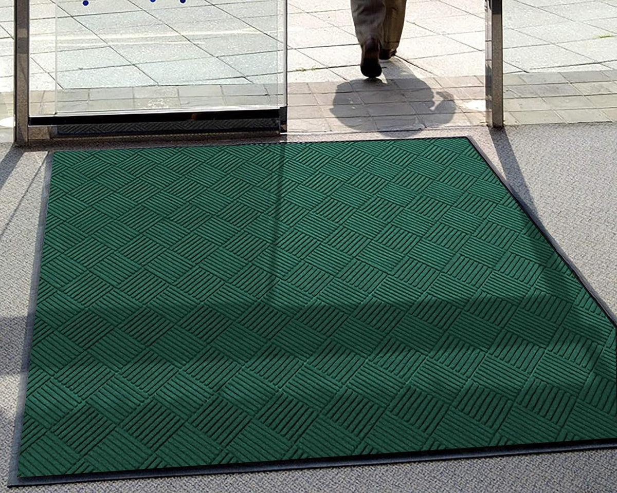 M+A Matting WaterHog Diamond | Commercial-Grade Entrance Mat with Rubber Border – Indoor/Outdoor