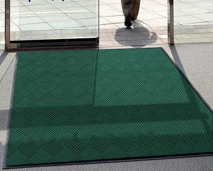 M+A Matting WaterHog Diamond | Commercial-Grade Entrance Mat with Rubber Border – Indoor/Outdoor