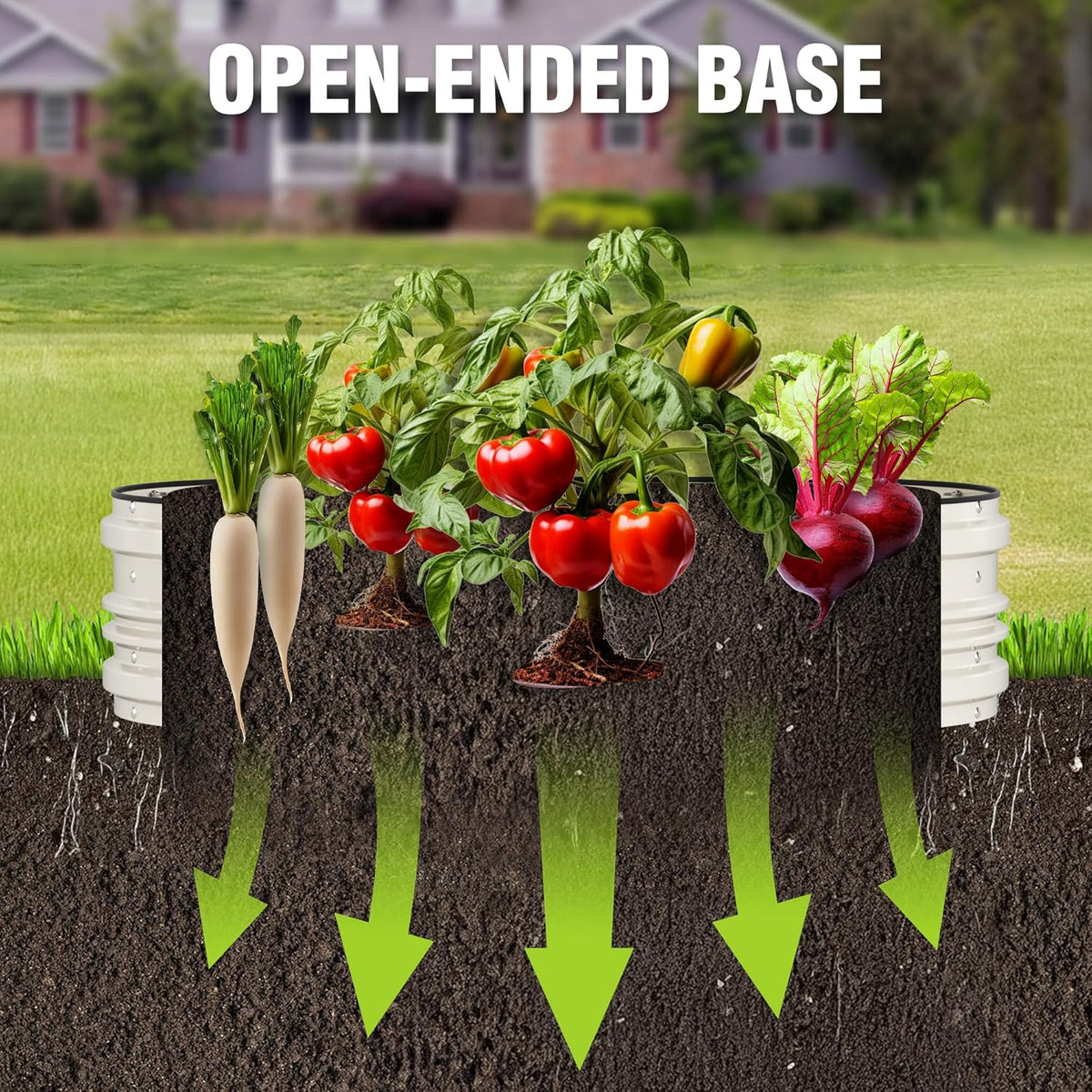 WORKPRO 4x2x1ft Galvanized Raised Garden Bed Set, Rust & Corrosion Protection, Easy Assembly, Safe