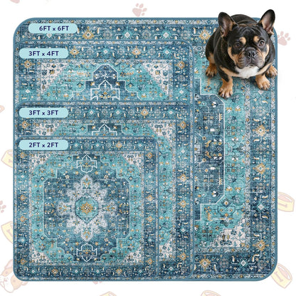 Lahome Super Absorbent Washable Pee Pads for Dogs - Secure Floor Protection - Non-Slip, Leakproof