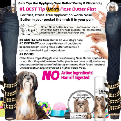 The Blissful Dog Lhasa Apso Unscented Nose Butter - Dog Nose Butter, 0.50 Ounce