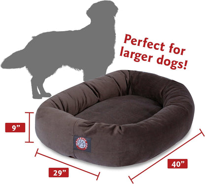 Majestic Pet Villa 32 Inch Shredded Memory Foam Dog Bed for Medium Sized Dogs 32x23x7