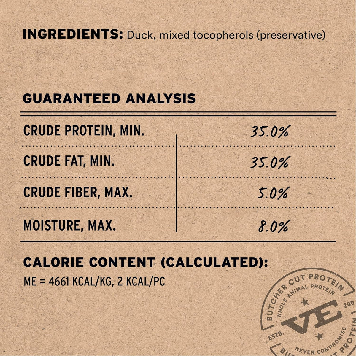 Vital Essentials Duck Bites Dog Treats, 5.5 oz | Freeze-Dried Raw | Single Protein | Premium
