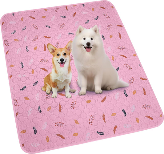 Sunheir Washable Pee Pads for Dogs 72"x72", Extra Large Reusable Puppy Pads Pet Training Pads for