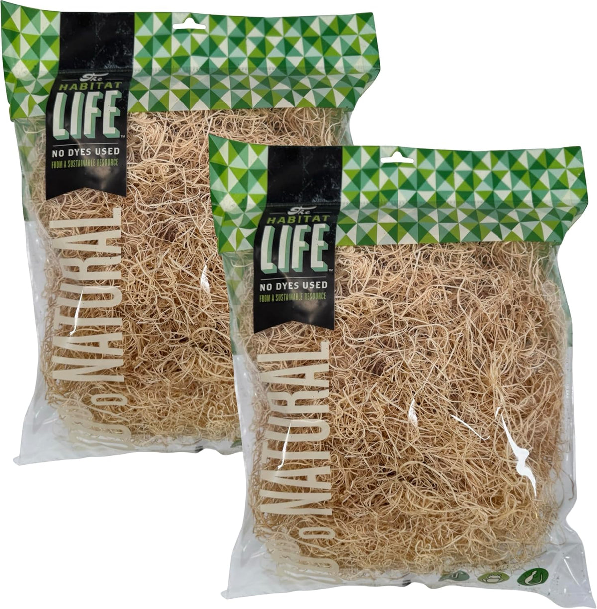 The Habitat Life - Natural Fine Cut Excelsior - for Birds, Hamsters, Gerbils, Rats & Other Small