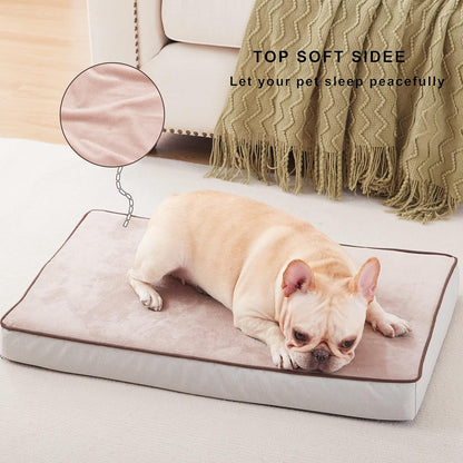 Orthopedic Memory Foam Dog Bed, Cooling Dog Beds for Medium/Large Dogs -Waterproof Pet Bed for