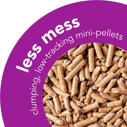 ökocat Less Mess Low Tracking Wood Clumping Cat Litter Mini- Pellets, Unscented, 27.5 pounds XL