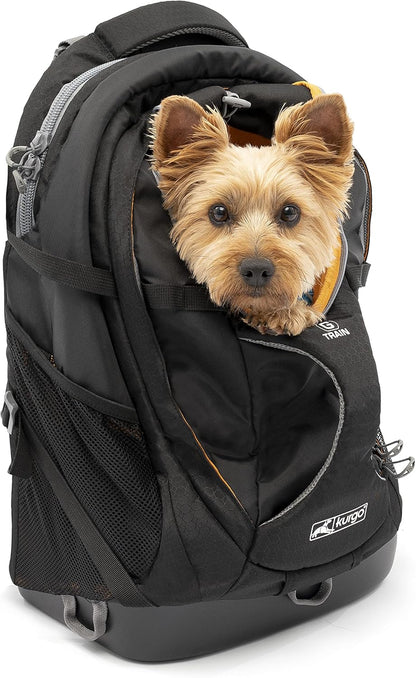 Kurgo G-Train - Dog Carrier Backpack for Small Pets - Cat & Dog Backpack for Hiking, Camping or