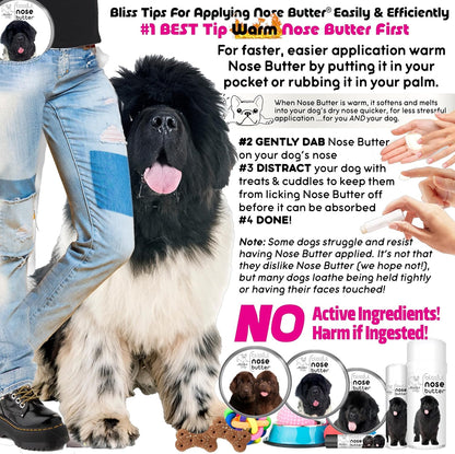 The Blissful Dog Newfoundland Unscented Nose Butter - Dog Nose Butter, 16 Ounce