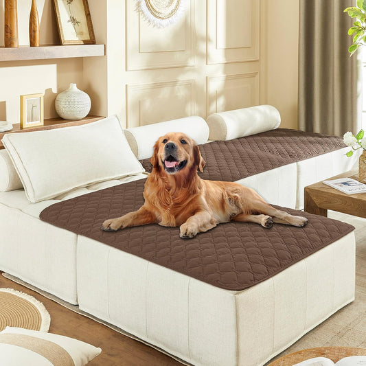 gogobunny 100% Double-Sided Waterproof Dog Bed Cover Pet Blanket Sofa Couch Furniture Protector for