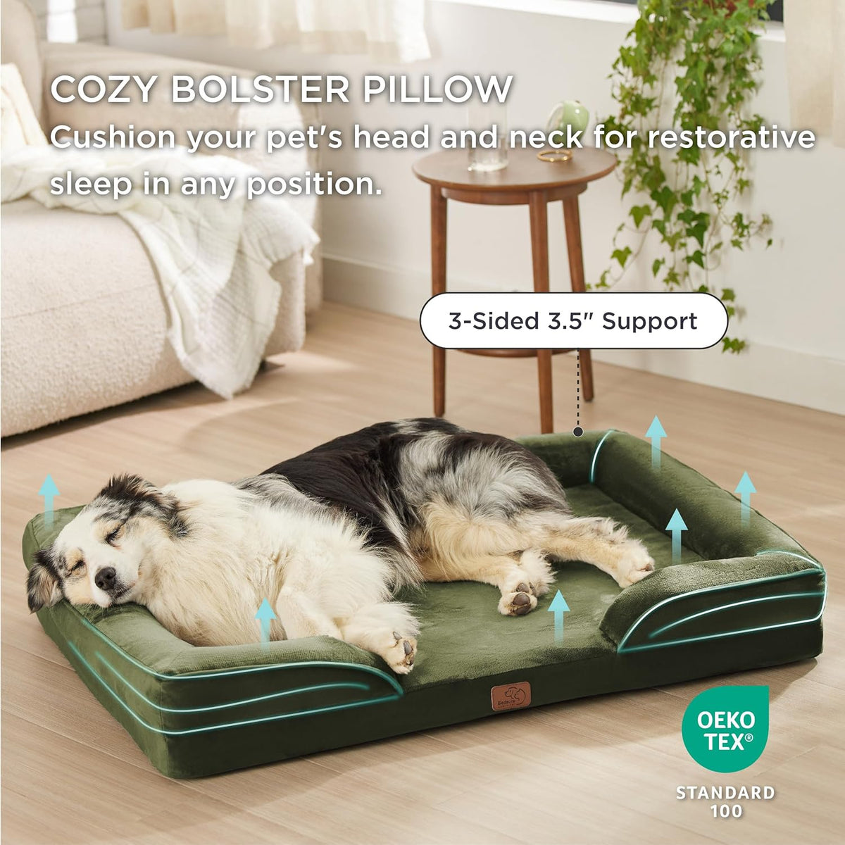 Bedsure XL Orthopedic Dog Bed for Extra Large Dogs - Washable XLarge Dog Cat Bed Waterproof