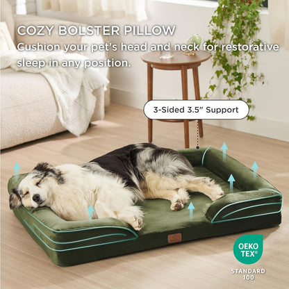 Bedsure XL Orthopedic Dog Bed for Extra Large Dogs - Washable XLarge Dog Cat Bed Waterproof