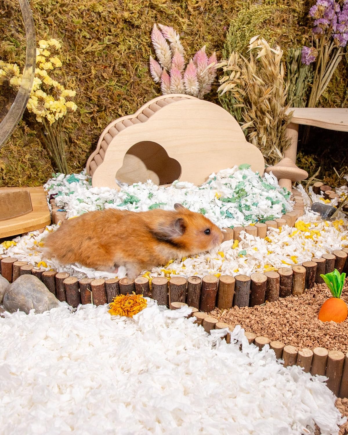 Niteangel Aspen Shaving Hamster Beddings for Syrian Dwarf Hamster Gerbil Mice Degu Rat Rabbit Bunny