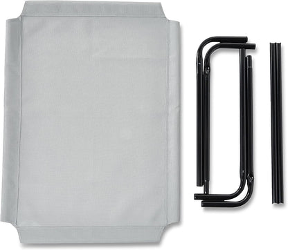 Amazon Basics Breathable Cooling Elevated Dog Bed with Durable Metal Frame, Medium, 43 x 26 x 7.5