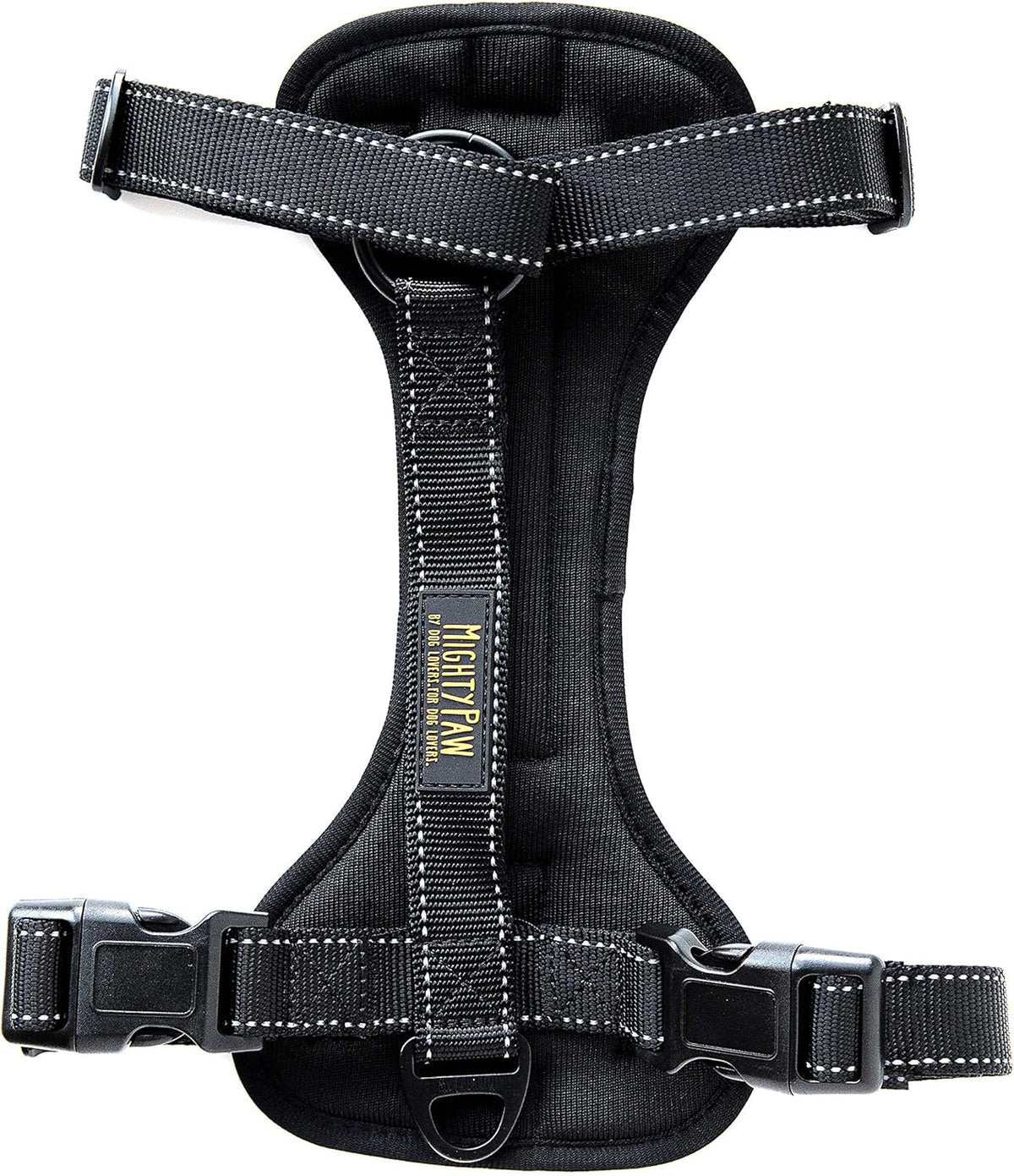 Mighty Paw Dog Car Harness - Vehicle Safety Gear - 2 Leash Attachment - Adjustable Straps