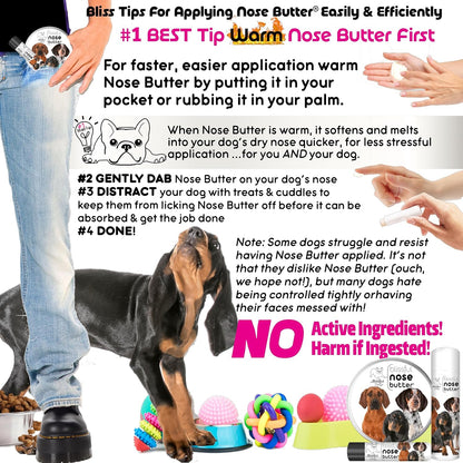 The Blissful Dog Coonhound Unscented Nose Butter, 1-Ounce