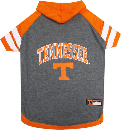 Pets First NCAA Tennessee Volunteers Hoodie for Dogs & Cats, Large. | Collegiate Licensed Dog Hoody