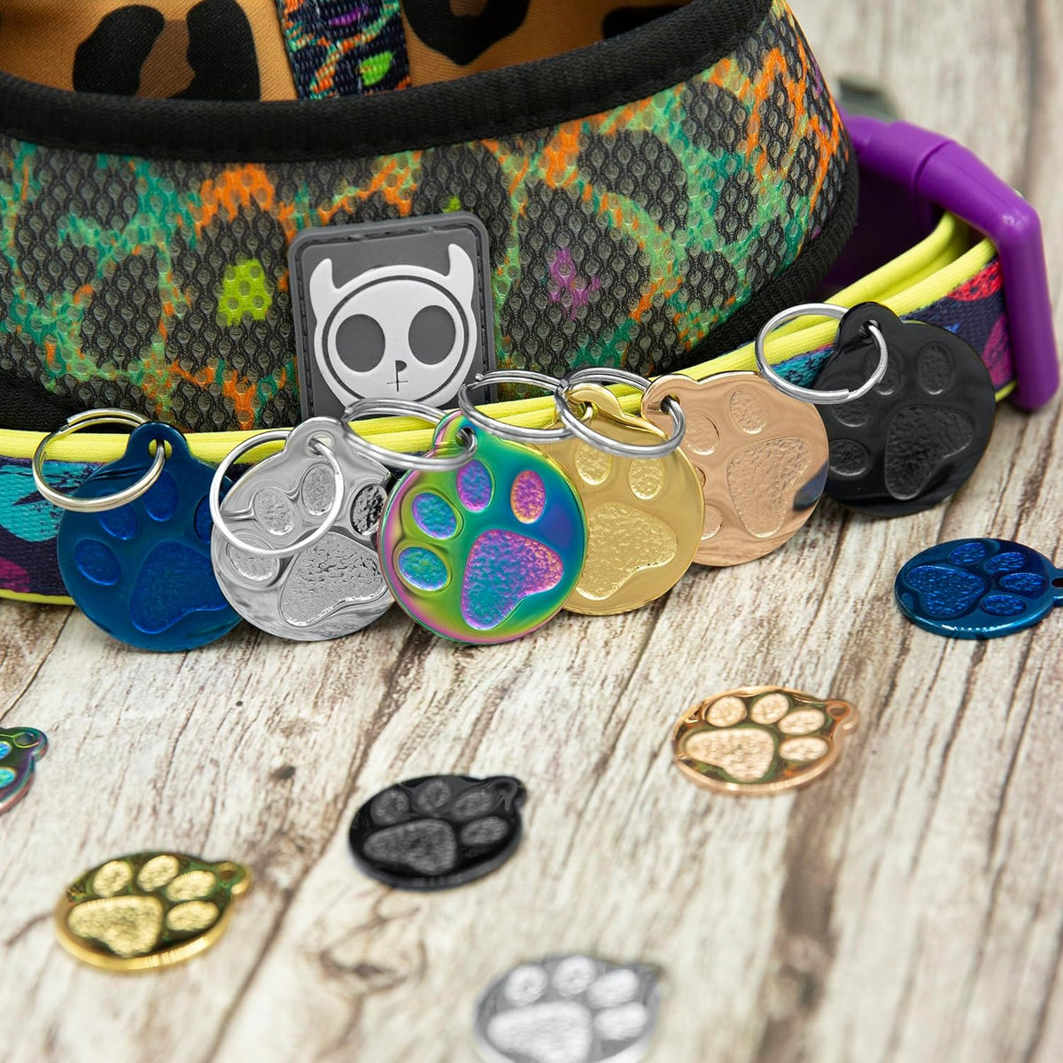 Engraved Pet Tag for Dogs and Cats - Personalized Front & Back up to 4 Lines of Text Custom