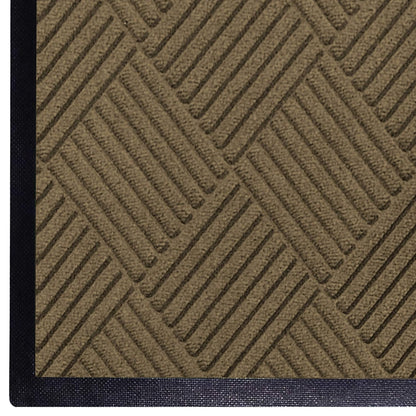 WaterHog Diamond | Commercial-Grade Entrance Mat with Rubber Border – Indoor/Outdoor, Quick Drying