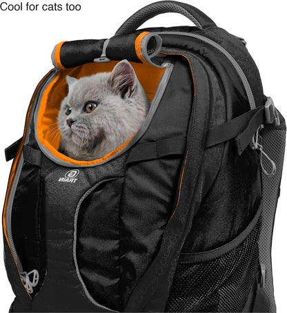Kurgo G-Train - Dog Carrier Backpack for Small Pets - Cat & Dog Backpack for Hiking, Camping or