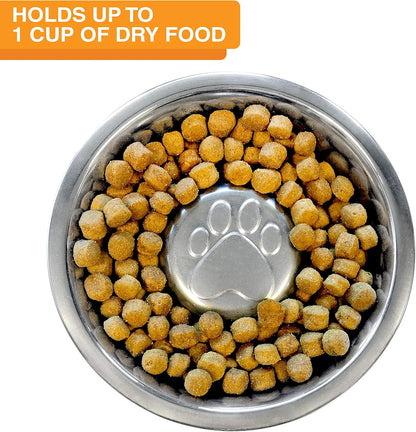 Neater Feeder Deluxe Mess Proof Dog Bowls Elevated for Medium Sized Breeds – Made in USA – No Spill