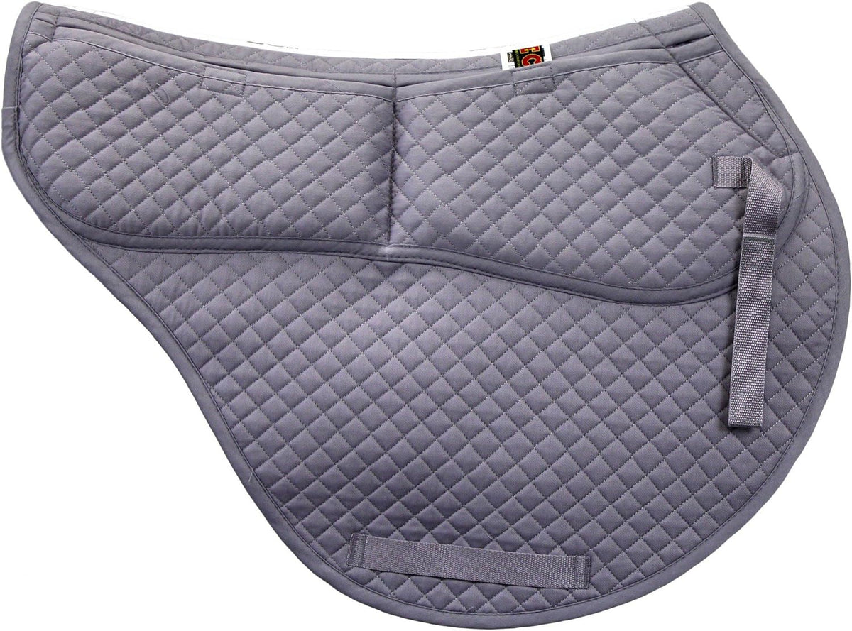ECP Equine Comfort Products All-Purpose Contoured Correction Saddle Pad with Adjustable Memory Foam
