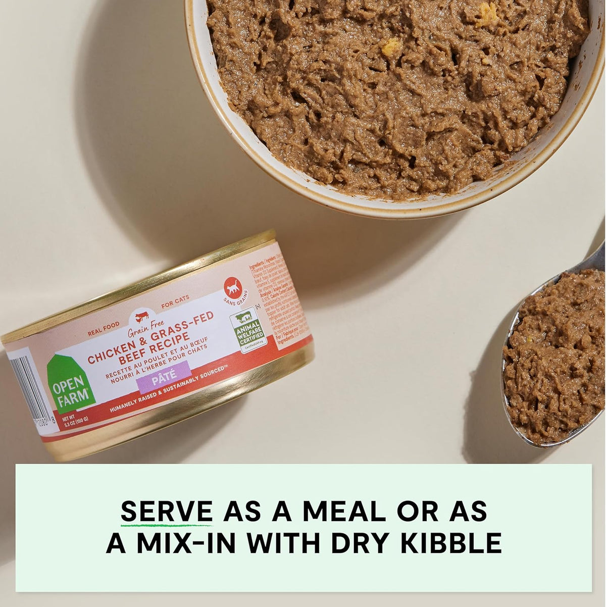 Open Farm Canned Cat Food, Paté for Complete & Balanced Nutrition, Grain-Free and Legume-Free Wet