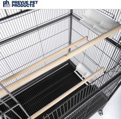Prevue Pet Products Wrought Iron Flight Cage with Stand F040 Black Bird Cage, 31-Inch by