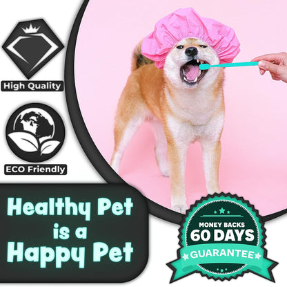 H&H Pets Toothbrush for Small Dogs & Cats - Soft and Extra Small Toothbrush Designed for Cats