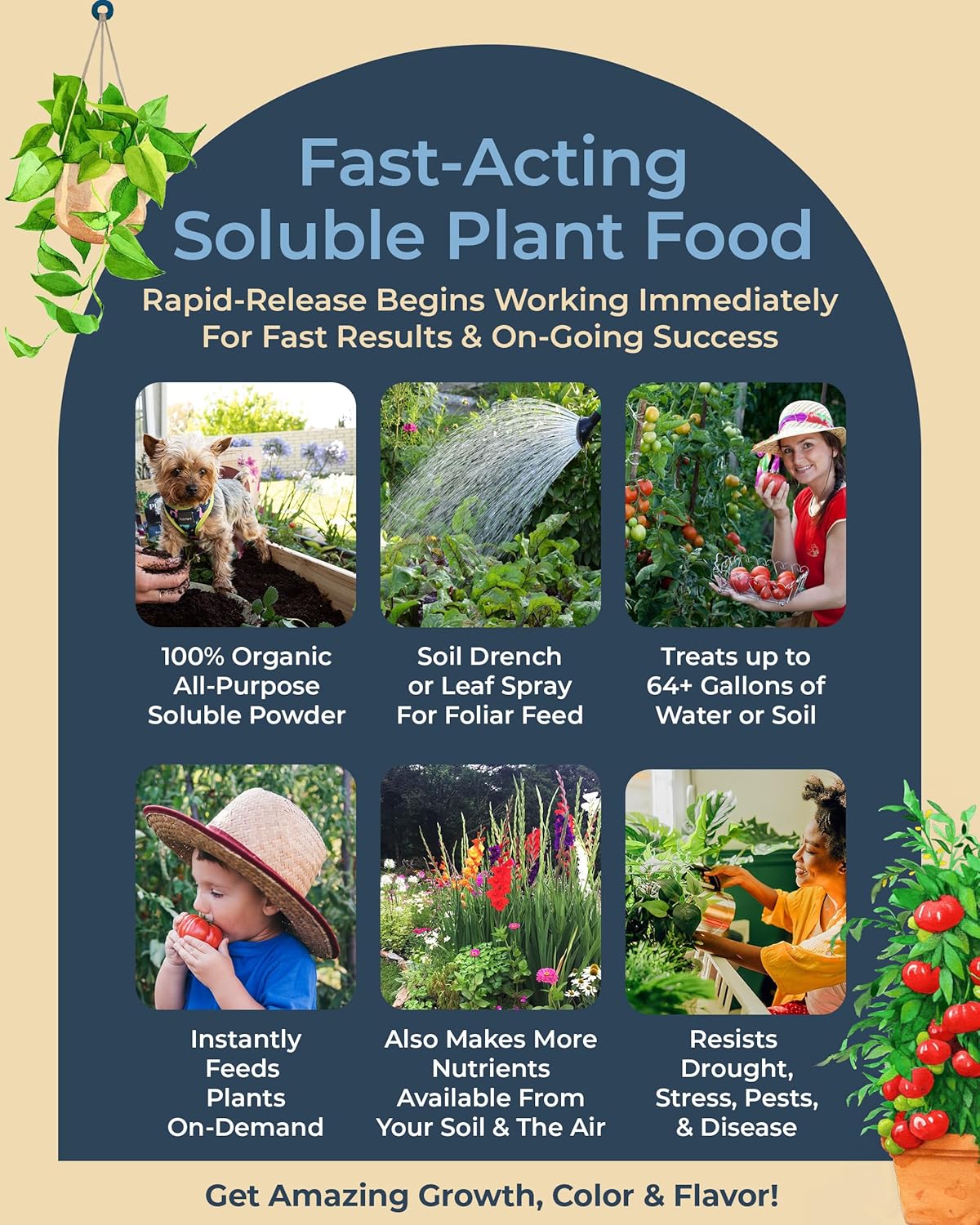 Organic Plant Magic - Truly Organic™ Fast-Acting Soluble Plant Food: All-Purpose Fertilizer