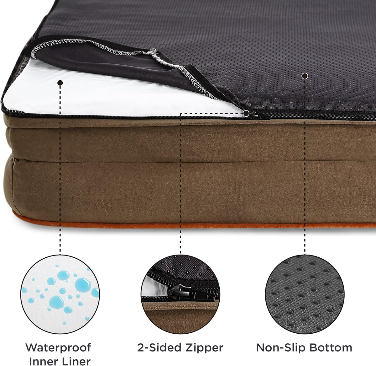 Bedsure Orthopedic Dog Bed for Extra Large Dogs - XL Washable Dog Sofa Beds Large, Supportive Foam