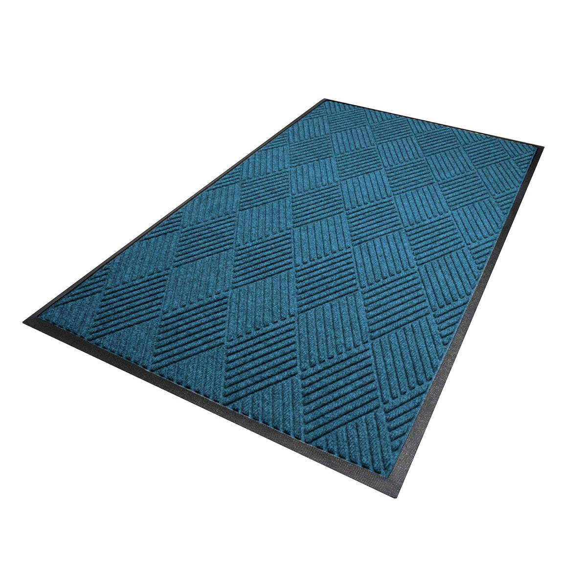 M+A Matting WaterHog Diamond | Commercial-Grade Entrance Mat with Rubber Border – Indoor/Outdoor