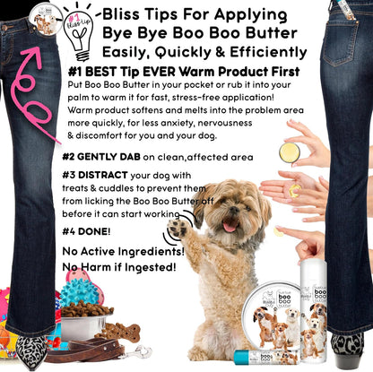 The Blissful Dog Three Cute Puppies Boo Boo Butter, 16oz