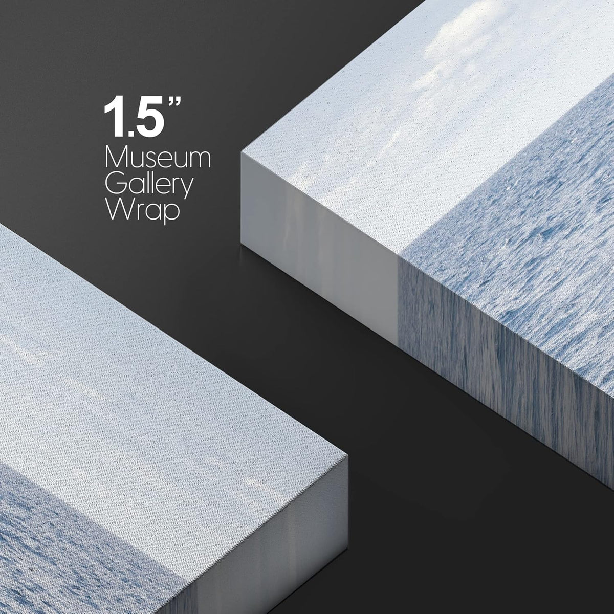 wall26 Canvas Print Wall Art Tropical Ocean Sea Water Horizon Blue Whale Nature Animals Photography