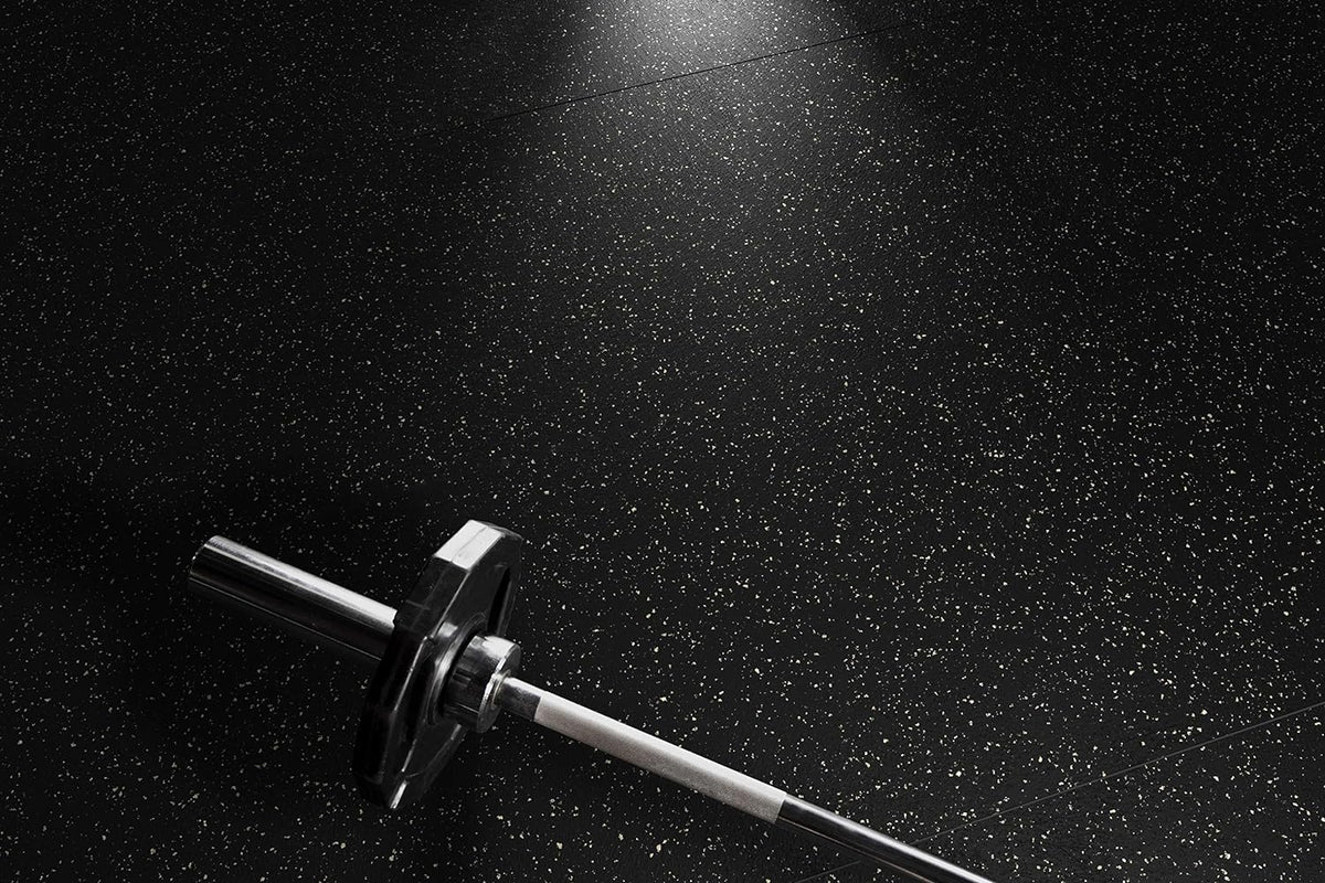 Playsafer Genaflex Rubber Gym Floor Mat - Heavy Duty Commercial Protective Gym Flooring Roll, 8mm