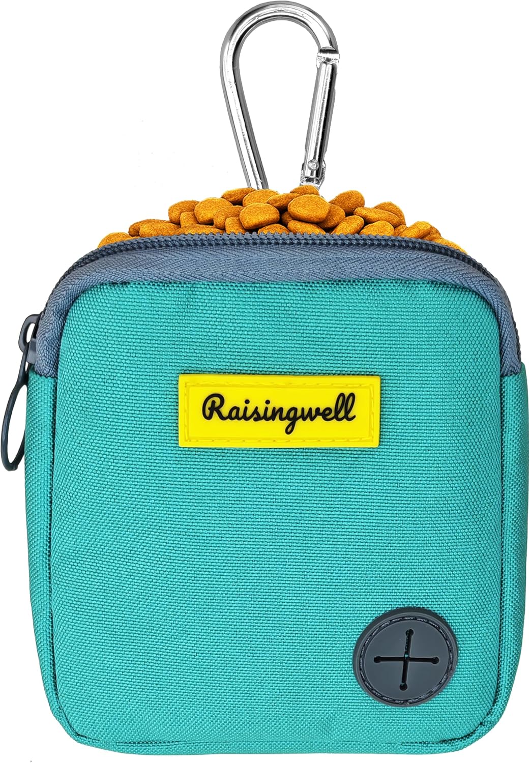 Dog Treat Pouch for Pet Walking and Training with Clicker Poop Bags Small Fanny Zipper Pack Holder