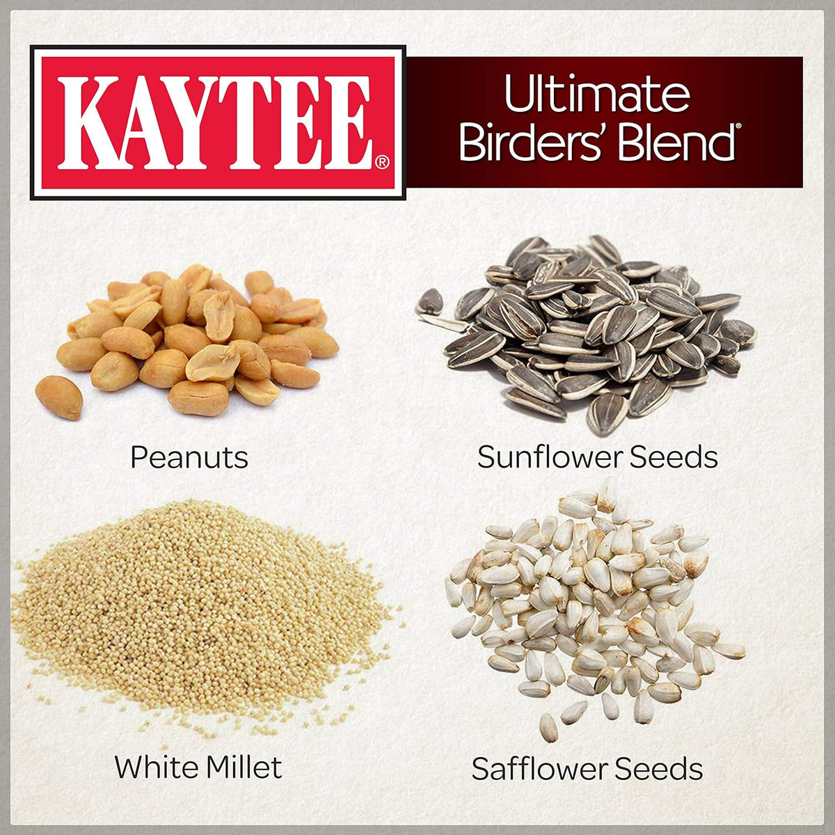 Kaytee Wild Bird Ultimate Birder's Blend Food Seed For Grosbeaks, Cardinals, Nuthatches
