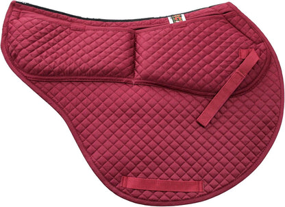 ECP Equine Comfort Products All-Purpose Contoured Correction Saddle Pad with Adjustable Memory Foam
