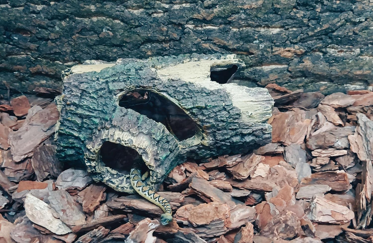 Reptile Hide Bark Texture,Snake Hide,Bearded Dragon Basking Platform,Aquarium Decor for