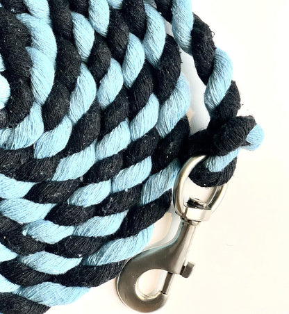 Majestic Ally Pack of 2 Solid Cotton Lead Rope for Horses & Livestock – 10 Foot Long and 5/8 inch