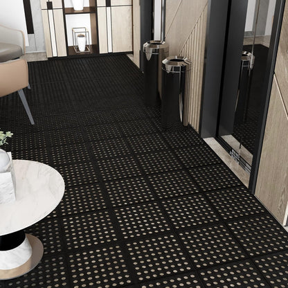 Ottomanson Heavy Duty Rubber Floor Mat – Non-Slip, Waterproof, Easy to Clean – Anti-Fatigue Mat for